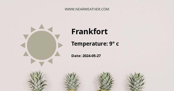 Weather in Frankfort