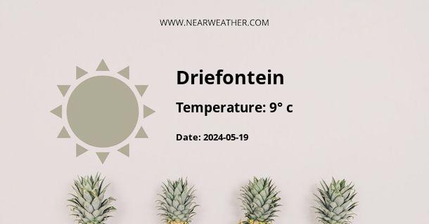 Weather in Driefontein