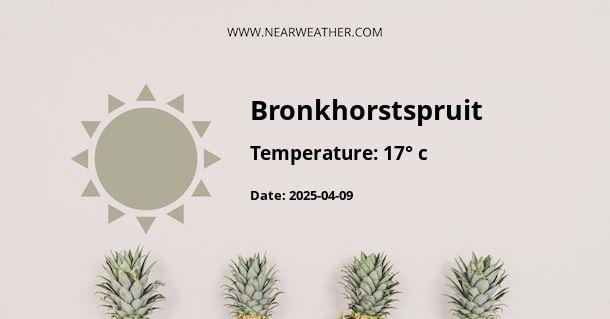 Weather in Bronkhorstspruit