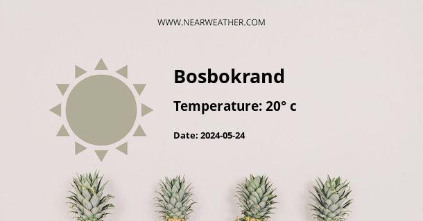 Weather in Bosbokrand
