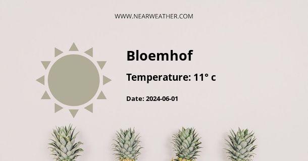 Weather in Bloemhof