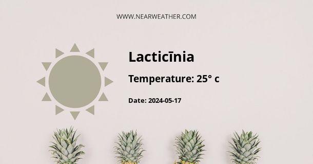 Weather in Lacticīnia