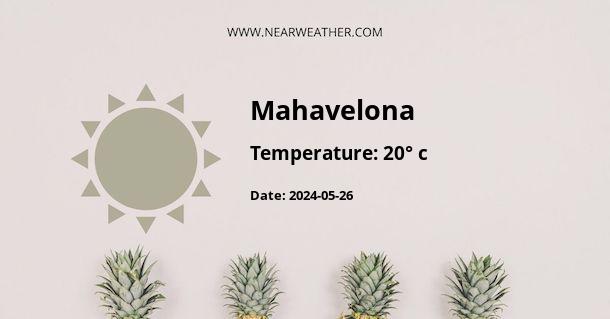 Weather in Mahavelona