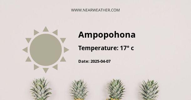 Weather in Ampopohona