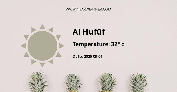 Weather in Al Hufūf