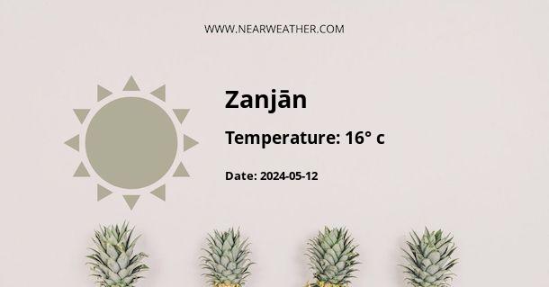 Weather in Zanjān