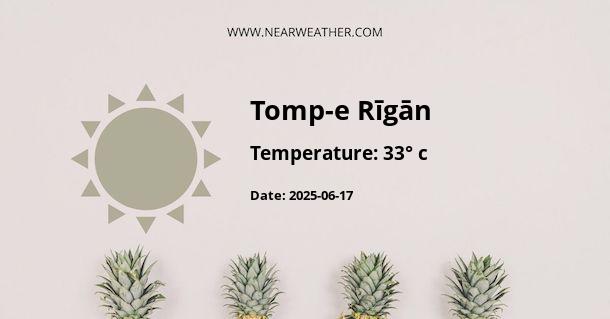 Weather in Tomp-e Rīgān