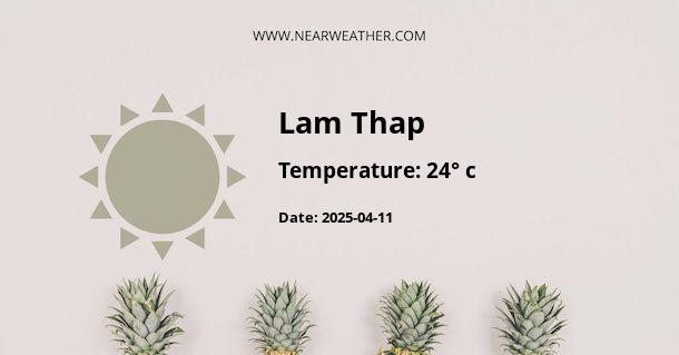 Weather in Lam Thap