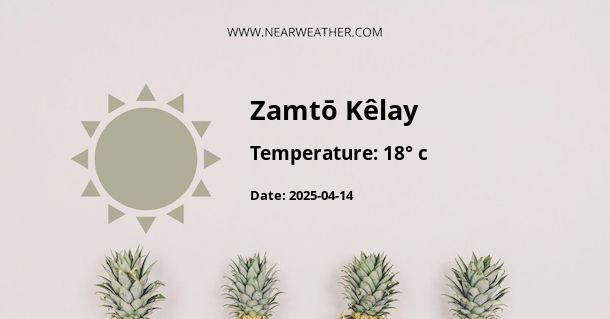 Weather in Zamtō Kêlay