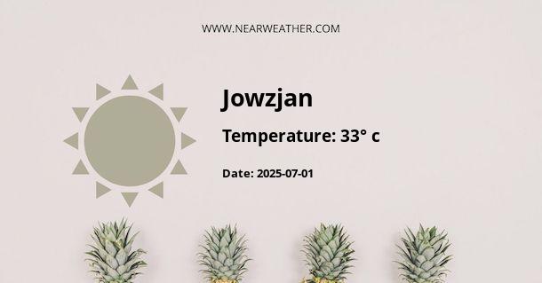 Weather in Jowzjan