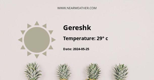 Weather in Gereshk