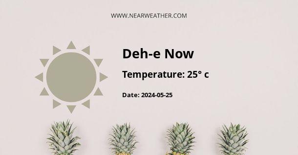Weather in Deh-e Now