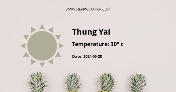 Weather in Thung Yai
