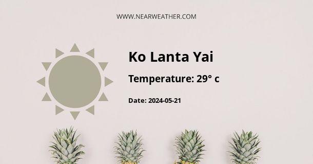 Weather in Ko Lanta Yai