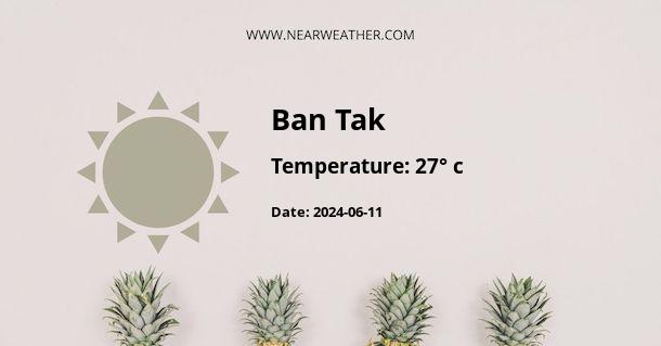 Weather in Ban Tak