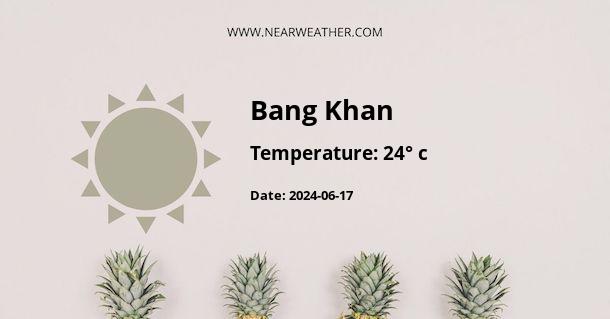Weather in Bang Khan