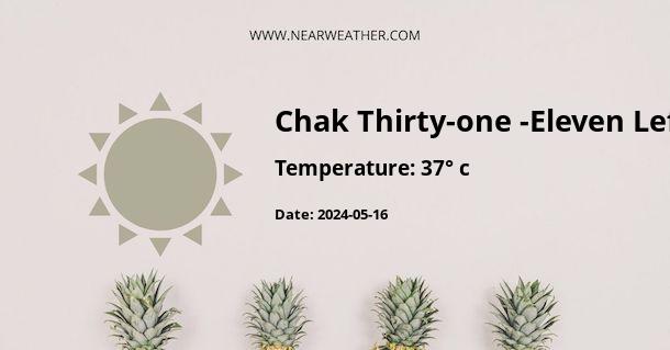 Weather in Chak Thirty-one -Eleven Left