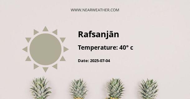 Weather in Rafsanjān