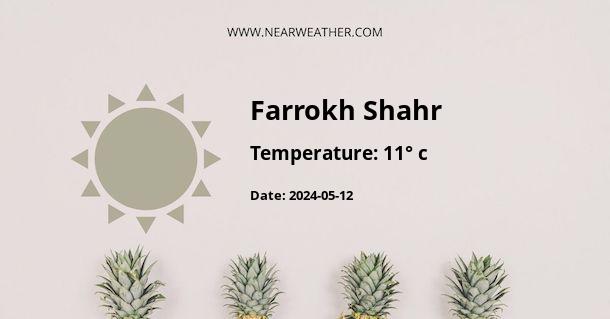 Weather in Farrokh Shahr