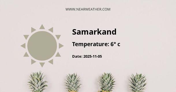 Weather in Samarkand