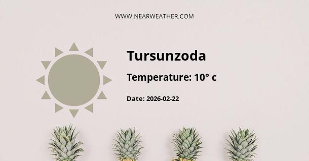 Weather in Tursunzoda