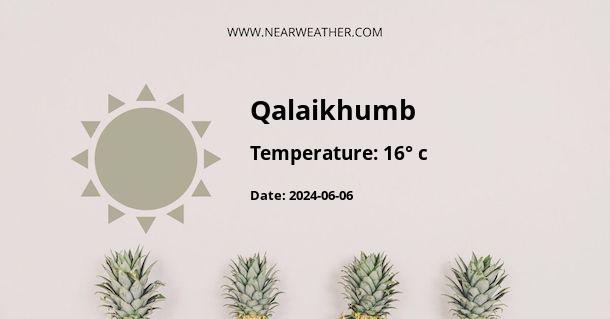 Weather in Qalaikhumb