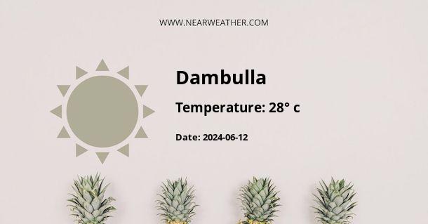 Weather in Dambulla