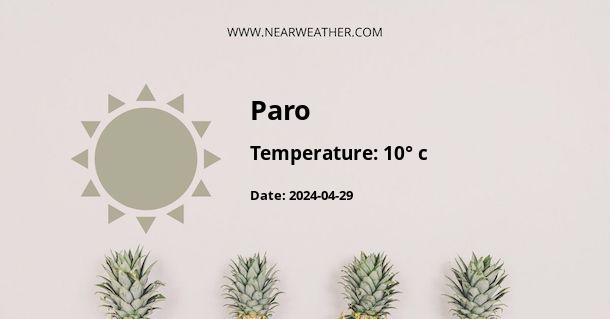 Weather in Paro