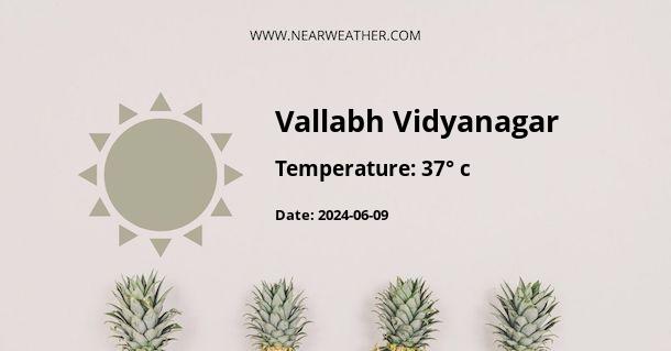 Weather in Vallabh Vidyanagar