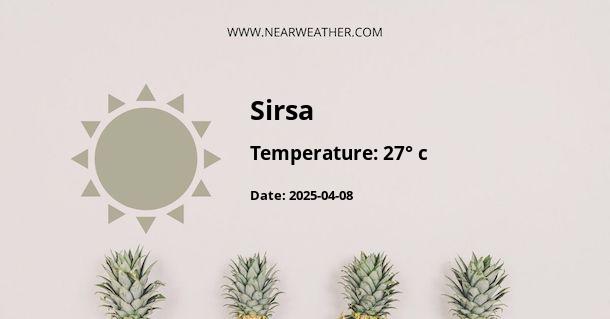 Weather in Sirsa