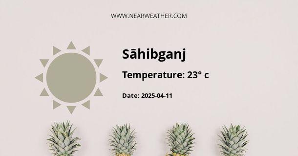 Weather in Sāhibganj