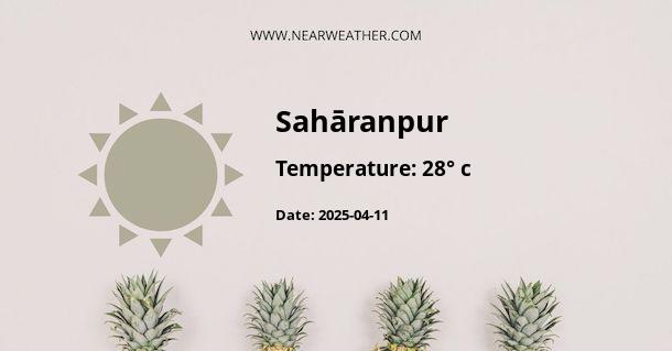 Weather in Sahāranpur