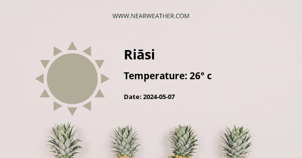 Weather in Riāsi