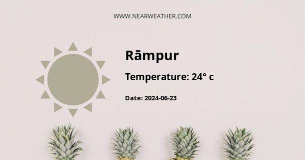 Weather in Rāmpur