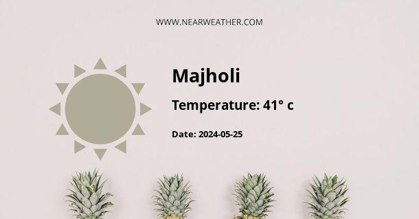 Weather in Majholi