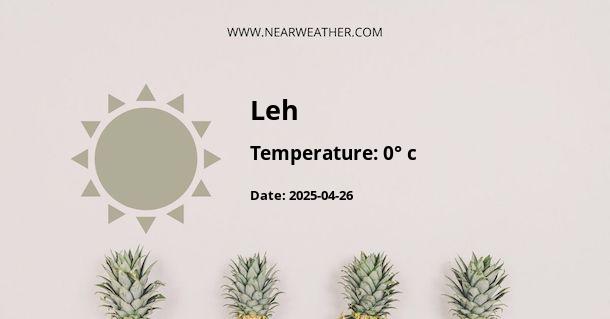 Weather in Leh