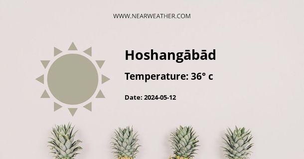 Weather in Hoshangābād