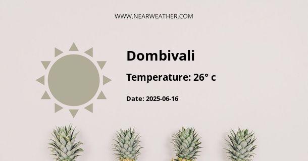 Weather in Dombivali