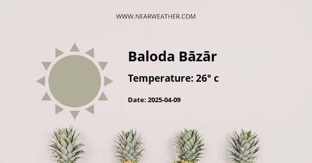 Weather in Baloda Bāzār