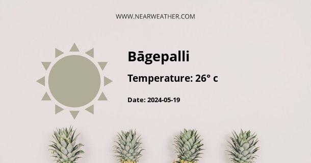 Weather in Bāgepalli