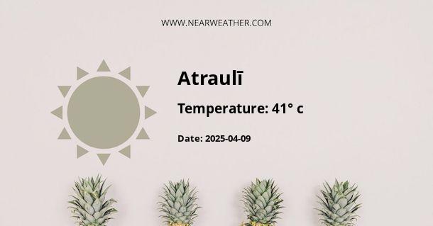 Weather in Atraulī