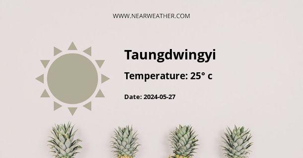 Weather in Taungdwingyi