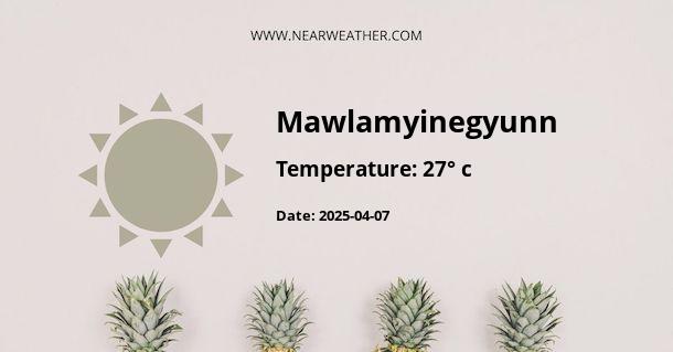 Weather in Mawlamyinegyunn