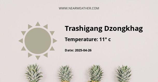 Weather in Trashigang Dzongkhag