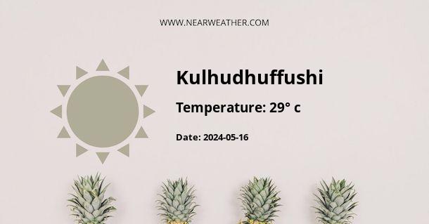 Weather in Kulhudhuffushi