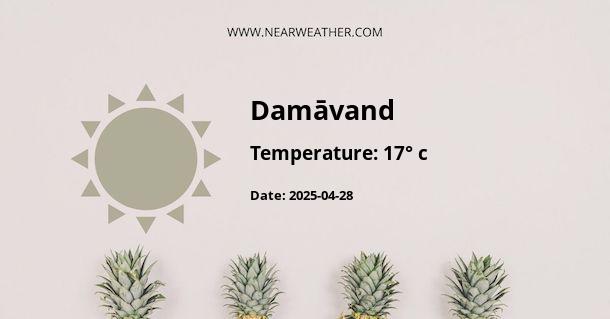 Weather in Damāvand