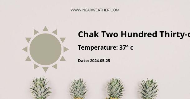 Weather in Chak Two Hundred Thirty-one Rakh Branch
