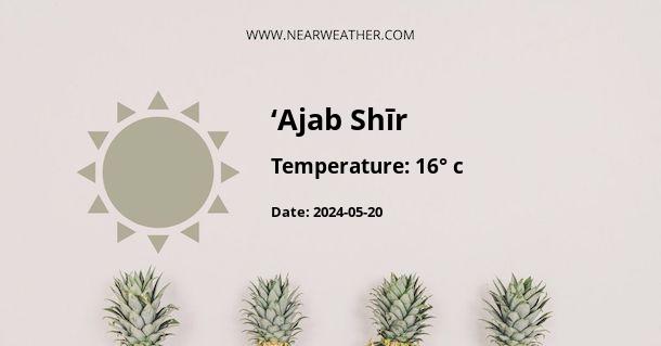 Weather in ‘Ajab Shīr
