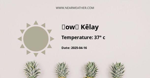 Weather in Ḩowẕ Kêlay