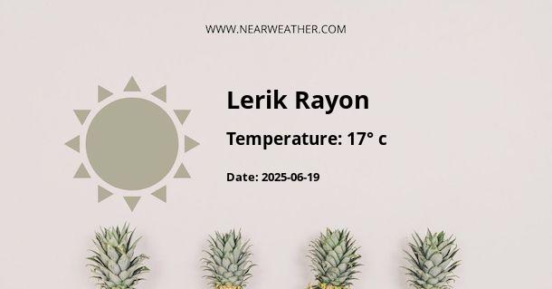 Weather in Lerik Rayon